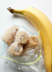 Ijsjes maken met bevroren bananen