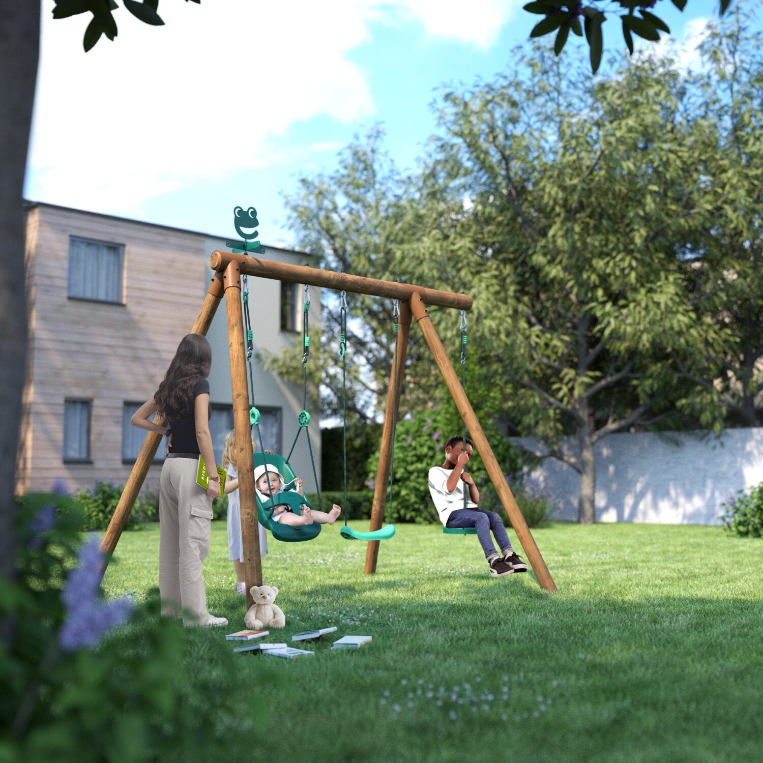 Schommel Tiago - houten speeltoestellen Soulet - 0 - 1