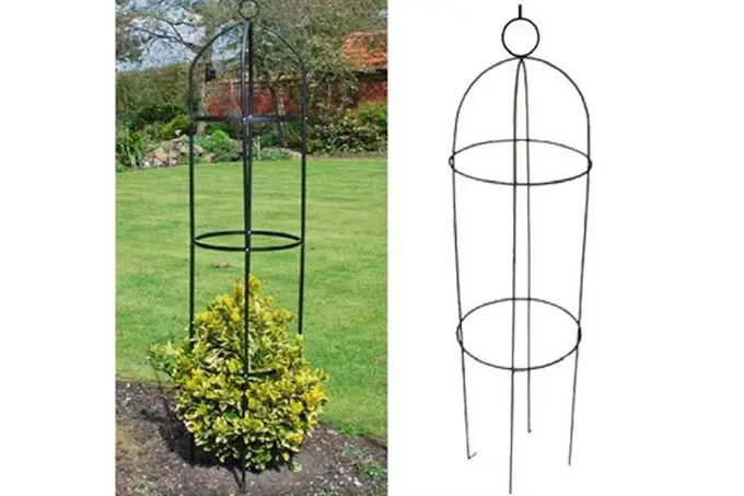 GOPLUS Tuinboog van metaal, 2,4 m hoge rozenboog voor GOPLUS Tuinboog van metaal, 2,4 m hoge rozenboog voor