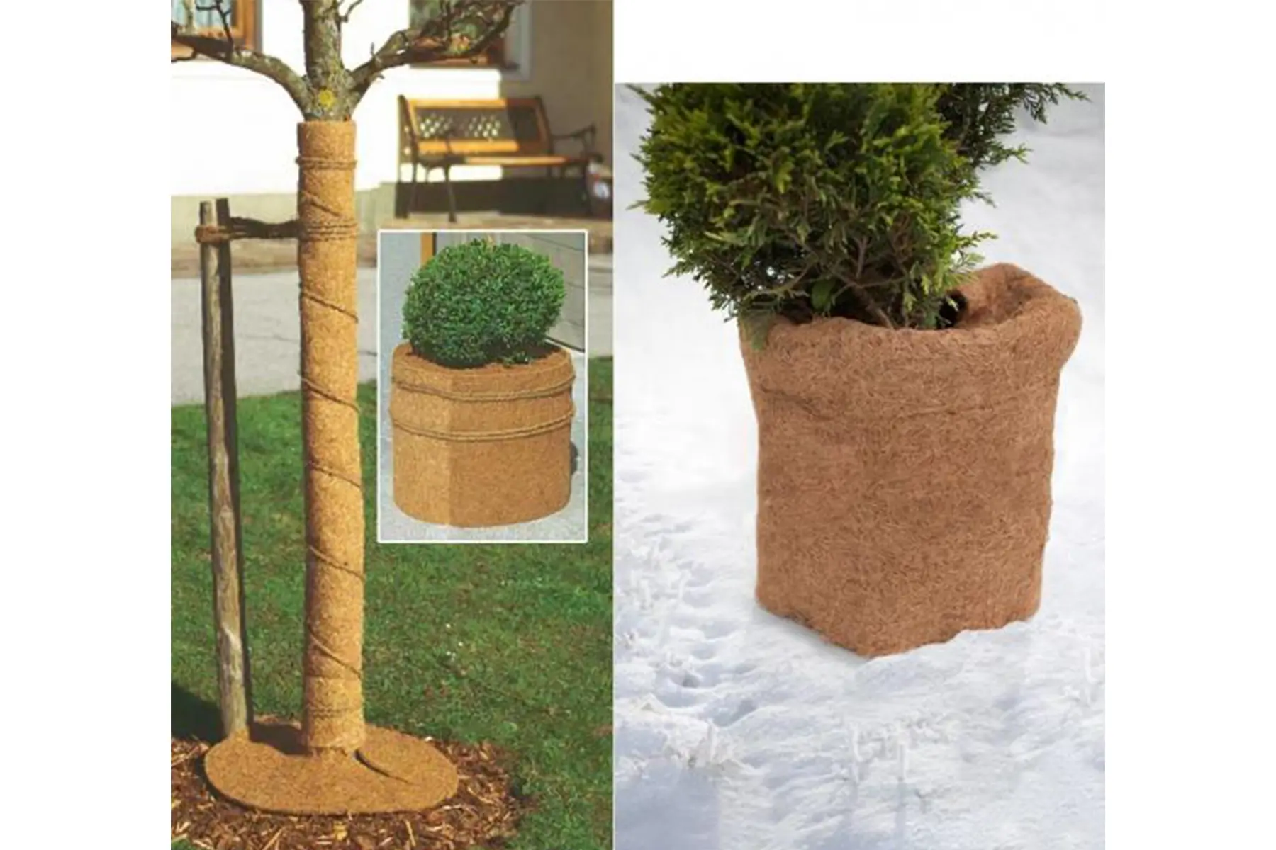 Novatool Vorstbeschermingsmat, kokos, diameter 20 cm, kokosschijf voor tuinplanten, indoor, outdoor, winterbescherming voor potplanten, winterbescherming, afdekschijf, vorstbescherming Novatool Vorstbeschermingsmat, kokos, diameter 20 cm, kokosschijf voor tuinplanten, indoor, outdoor, winterbescherming voor potplanten, winterbescherming, afdekschijf, vorstbescherming