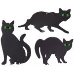 Katten- en knaagdierwerende silhouetten (3 stuks)