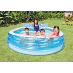 Intex familiezwembad met zitbank - 229 x 218 x 79 cm