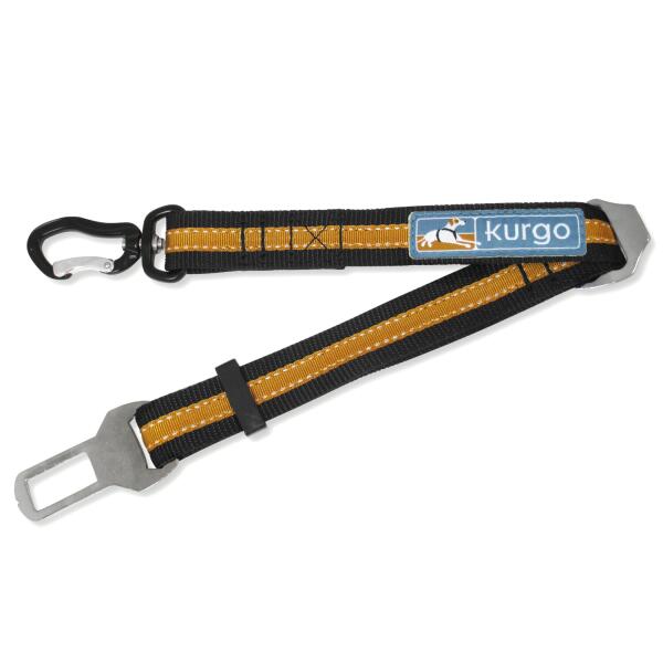 Autogordel Kurgo - zwart/oranje
