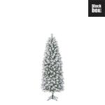 Black Box kunststof kerstboom Chandler smal frosted - 155 cm