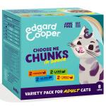 Edgard & Cooper multipack stukjes in saus voor volwassen katten - 8 x 85 g