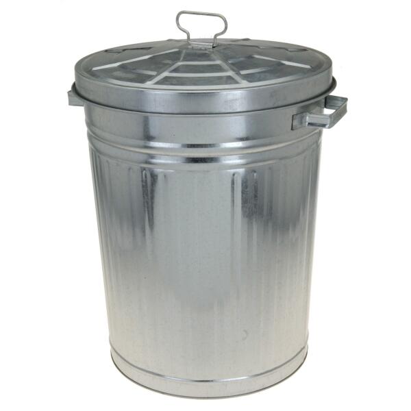 Metalen vuilnisbak - 55 liter