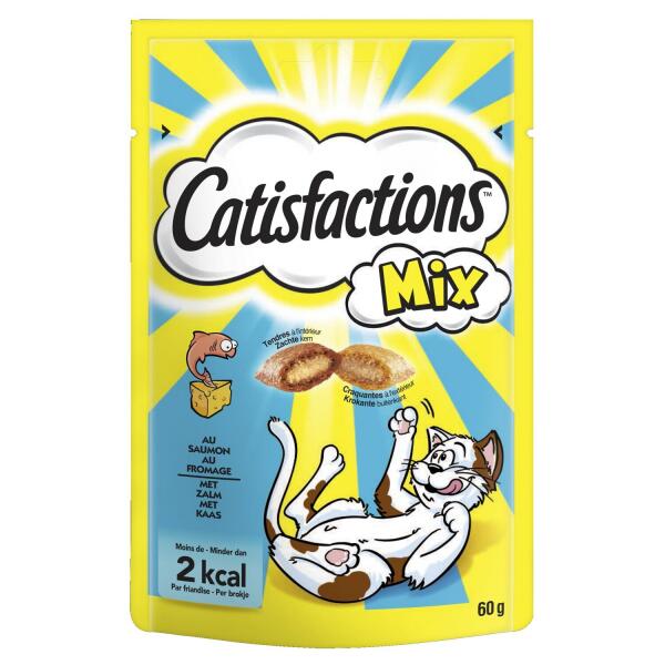  - Catisfactions MIX zalm/kaas 60 g