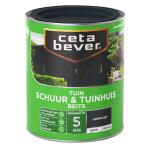 Cetabever Tuinbeits Schuur & Tuinhuis dekkend, antraciet - 750 ml
