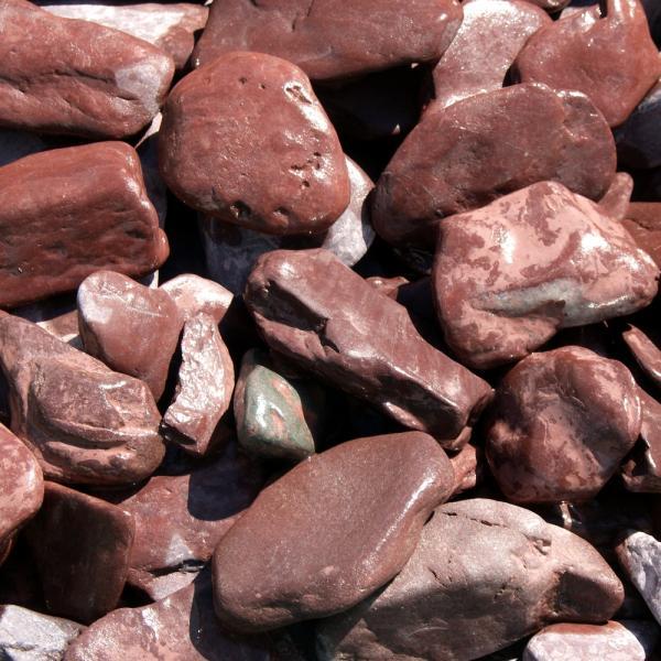 Flat pebbles paars 30/60 1000 kg