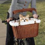 Hondenmand voor fiets met zonnescherm