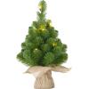 Kerstboom kunststof Norton met verlichting - H 45 X Ø20 cm
