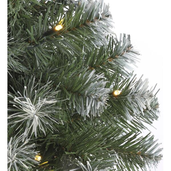  - Kerstboom kunststof frosted met verlichting - H60 cm