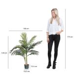 Kunstplant Areca palm - 120 x 100 cm