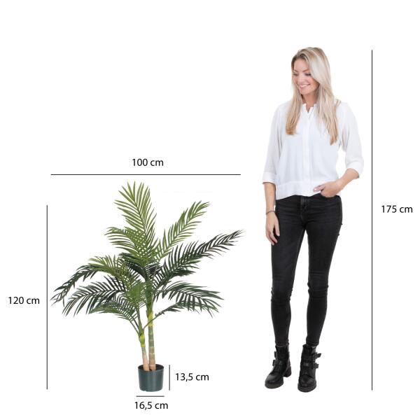 Kunstplant Areca palm 120 cm