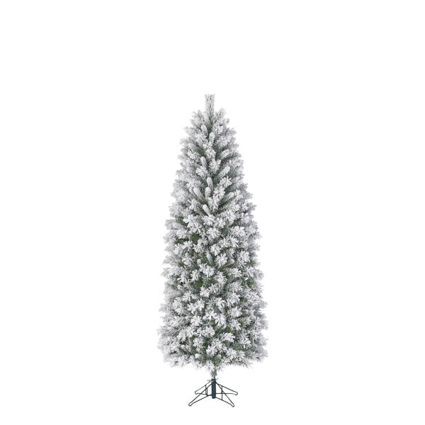  - Kunstkerstboom smal frosted 185 cm