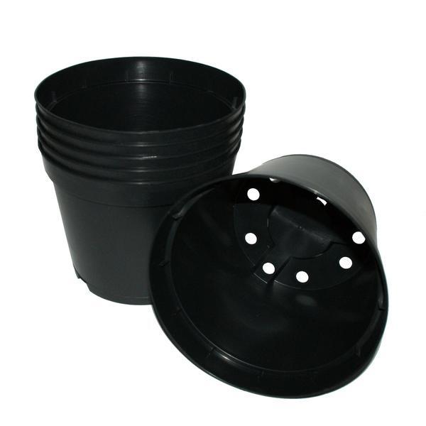  - Zwarte ronde pot - 3 L