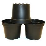 Zwarte ronde pot - 5 L