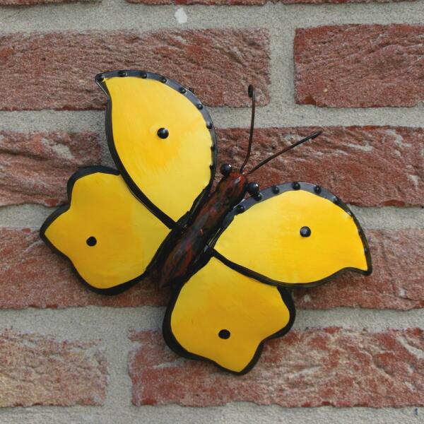 wees onder de indruk Overeenkomstig hoesten Vlinder geel muurdecoratie - Webshop - Tuinadvies