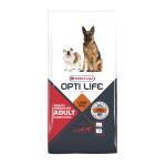 Opti Life adult digestion medium & maxi, hondenvoeding met lam - 12,5 kg