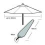 Beschermhoes parasol - Ø 29 x 190 cm