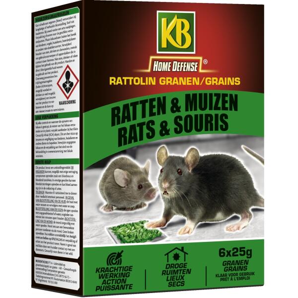  - Ratten- en muizengif graantjes - 150 g