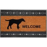 Deurmat Rialto coco 45 x 75 cm - Welcome hond