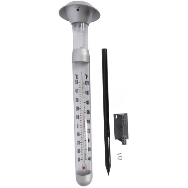  - Thermometer met solar lamp