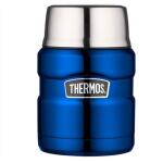 Thermos KING voedseldrager metaalblauw - 470 ml