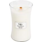 WoodWick Large Candle - White Teak
